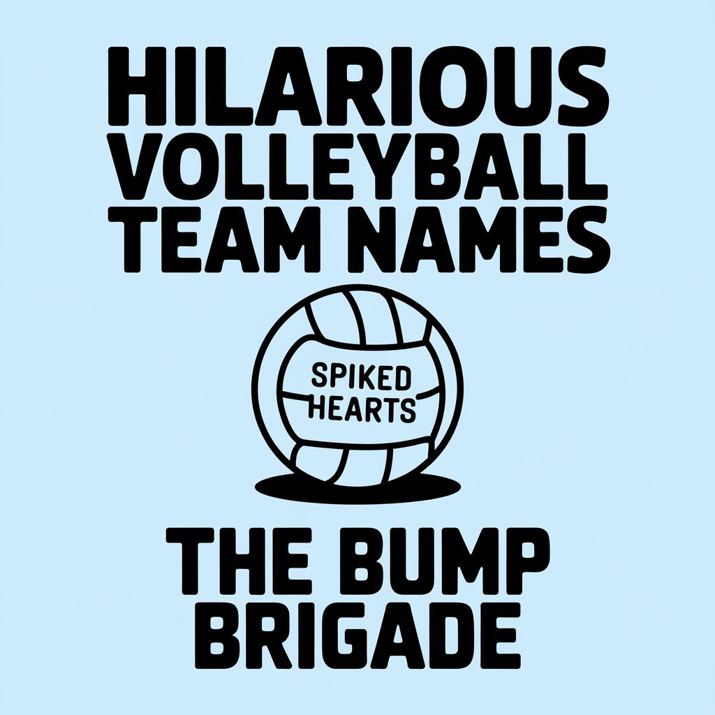 145+ Hilarious Volleyball Team Names That Will Spike Your Laughter