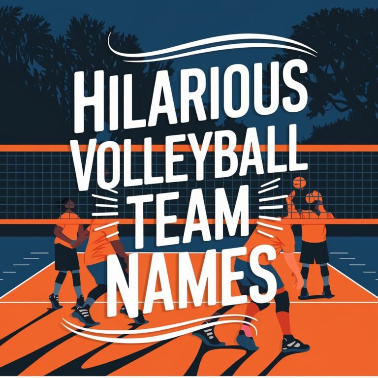 145+ Hilarious Volleyball Team Names That Will Spike Your Laughter