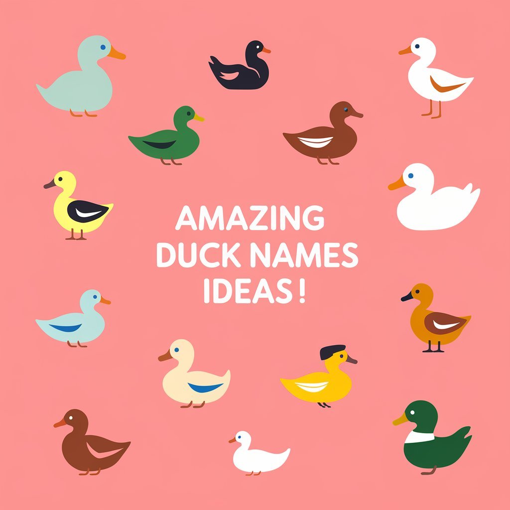 110+ Amazing Duck Names Ideas: Quack Up with These Funny Feathered Friend Monikers