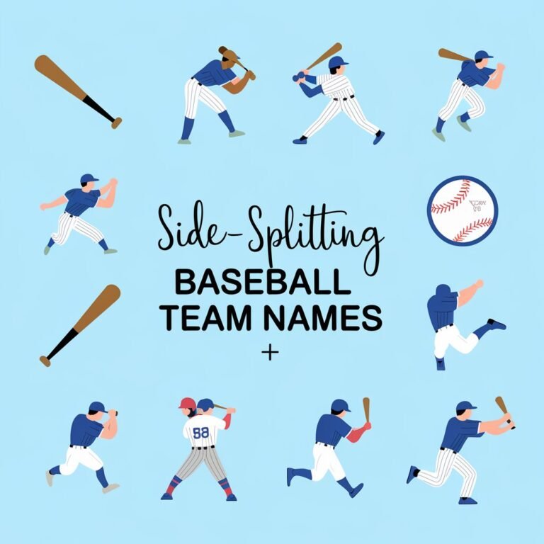 170+ Side-Splitting Funny Baseball Team Names to Hit a Home Run with Humor