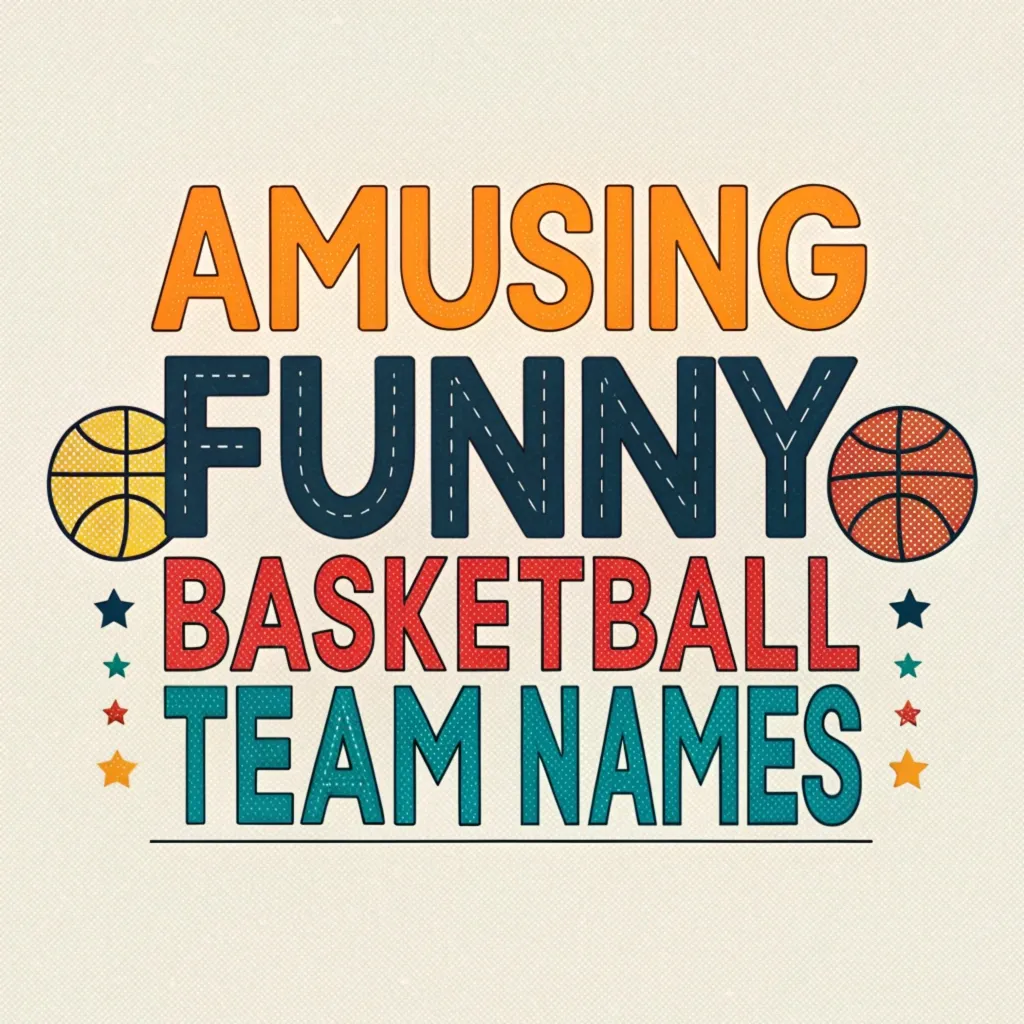 180+ Amusing Funny Basketball Team Names for Your Squad