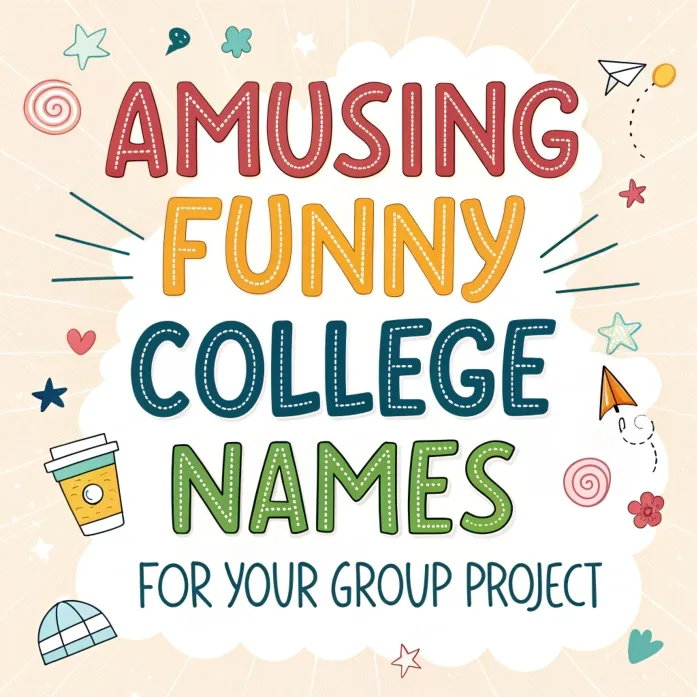 120+ Amusing Funny College Names for Your Group Project