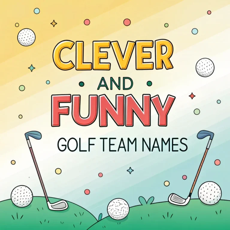 150+ Clever and Funny Golf Team Names for Your Team’s Identity: A Comprehensive Guide