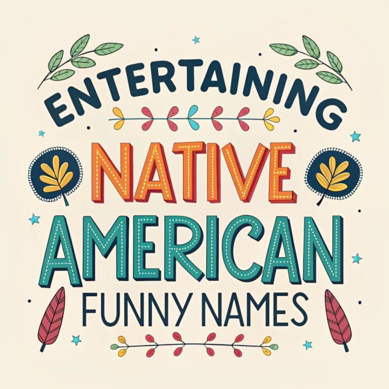 110+ Entertaining Native American Funny Names: A Laugh-Out-Loud Collection for the Modern Jokester