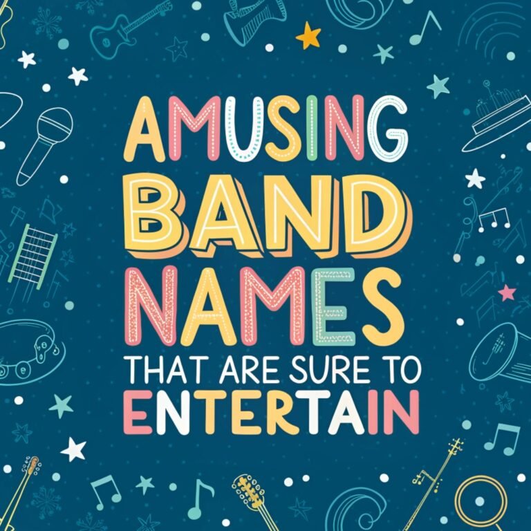 150+ Amusing Band Names That Are Sure to Entertain: A Hilarious Collection of Musical Monikers to Make You Laugh and Rock Out