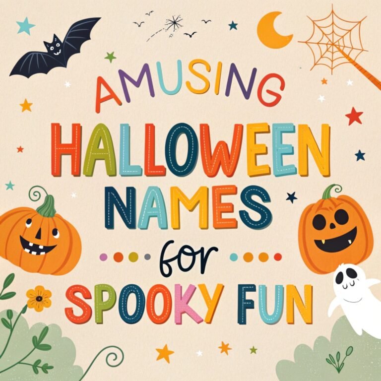 180+ Amusing Halloween Names for Spooky Fun: Amazing Ghoulish Creativity