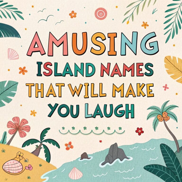 110+ Amusing Island Names That Will Make You Laugh: A Hilarious Collection