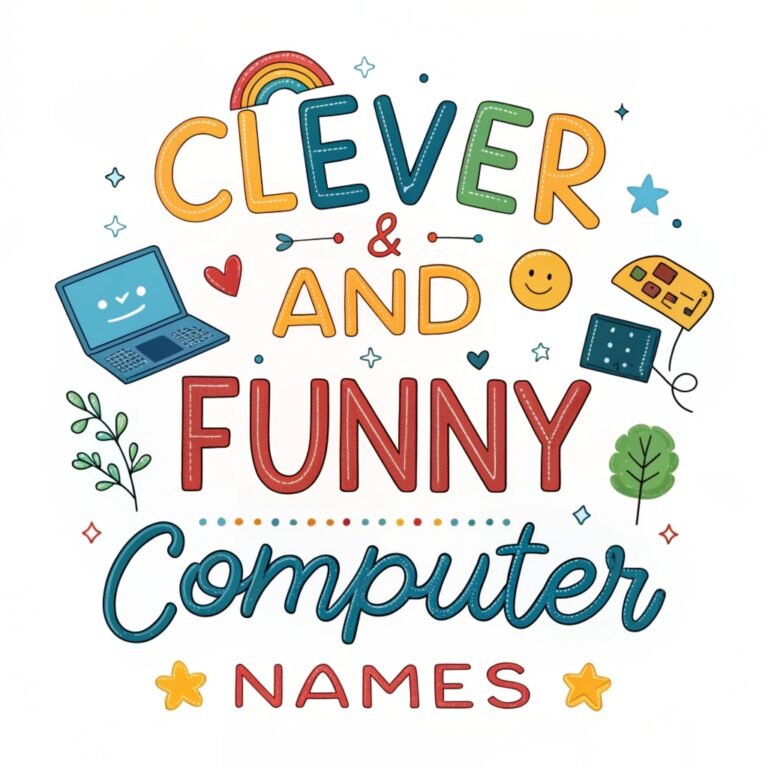 185+ Clever and Funny Computer Names for Tech Lovers: Hilarious and Creative Monikers