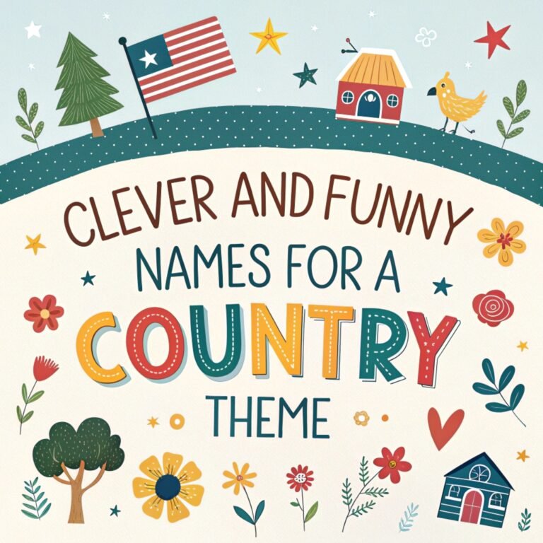 120+ Clever and Funny Names for a Country Theme: Creativity and Humor in National Identity