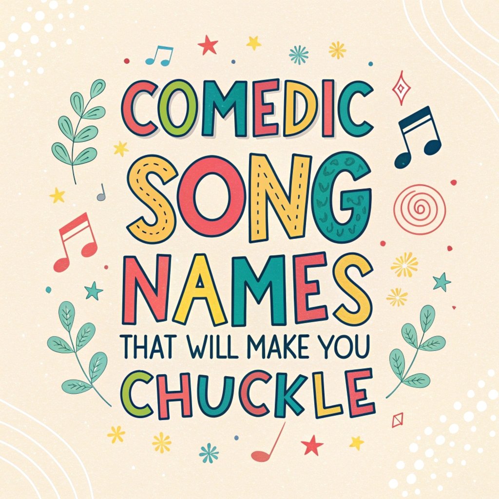 170+ Comedic Song Names That Will Make You Chuckle: Guaranteed to Tickle Your Funny Bone