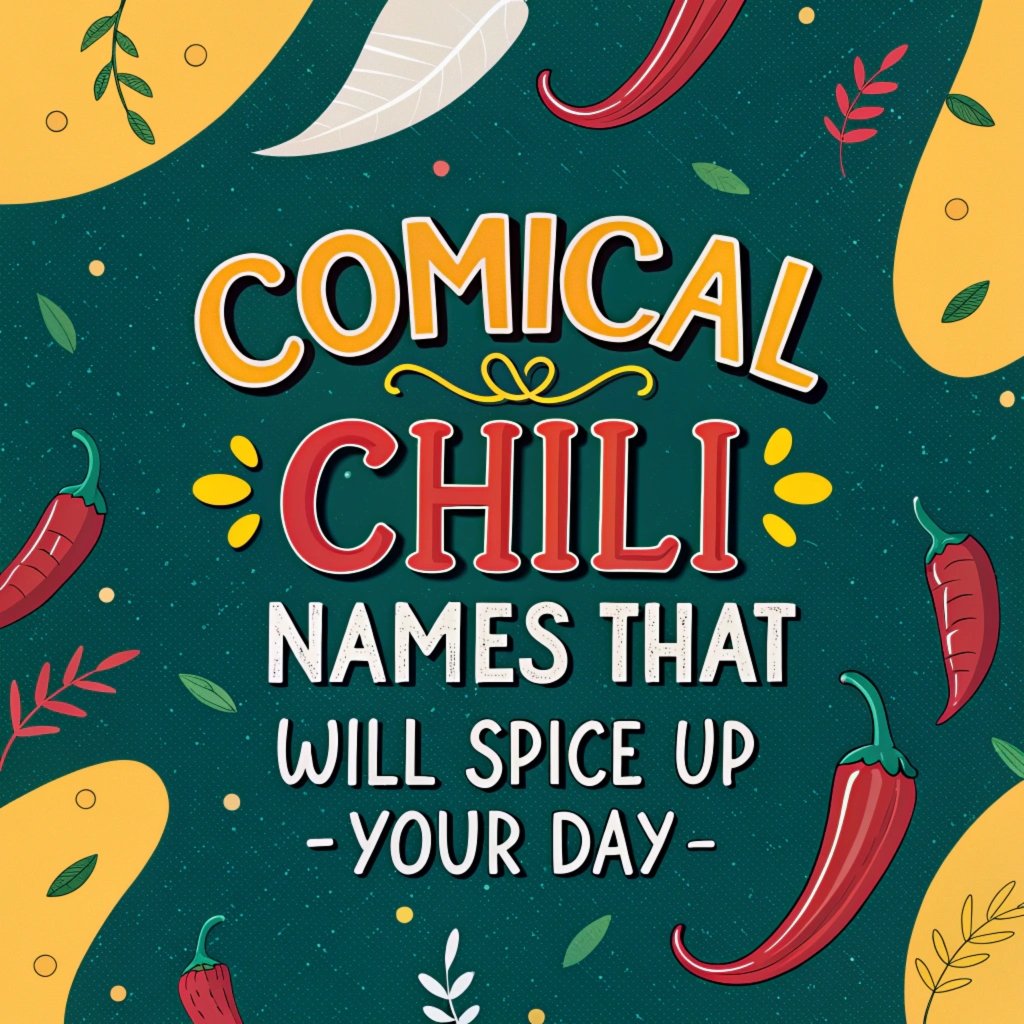 190+ Comical Chili Names That Will Spice Up Your Day: A Journey of ...