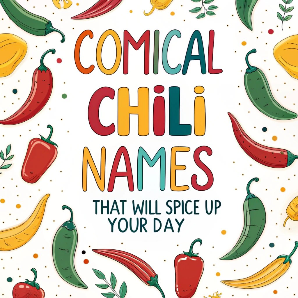 190+ Comical Chili Names That Will Spice Up Your Day: A Journey of Hilarious Pepper Puns