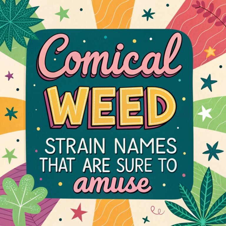 180+ Comical Weed Strain Names That Are Sure to Amuse: A Comprehensive Guide