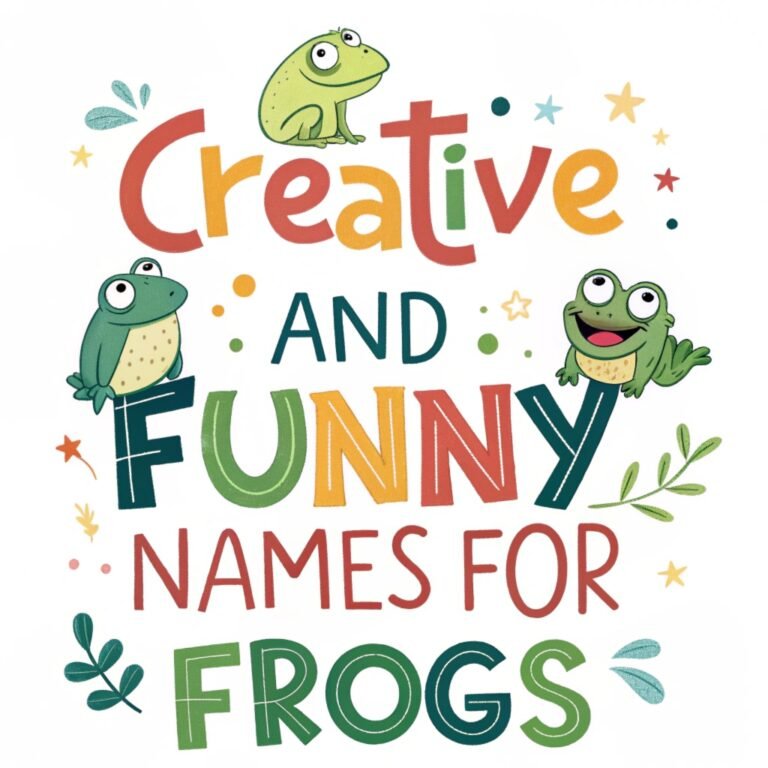 170+ Creative and Funny Names for Frogs: A Ribbiting Collection of Amphibious Appellations