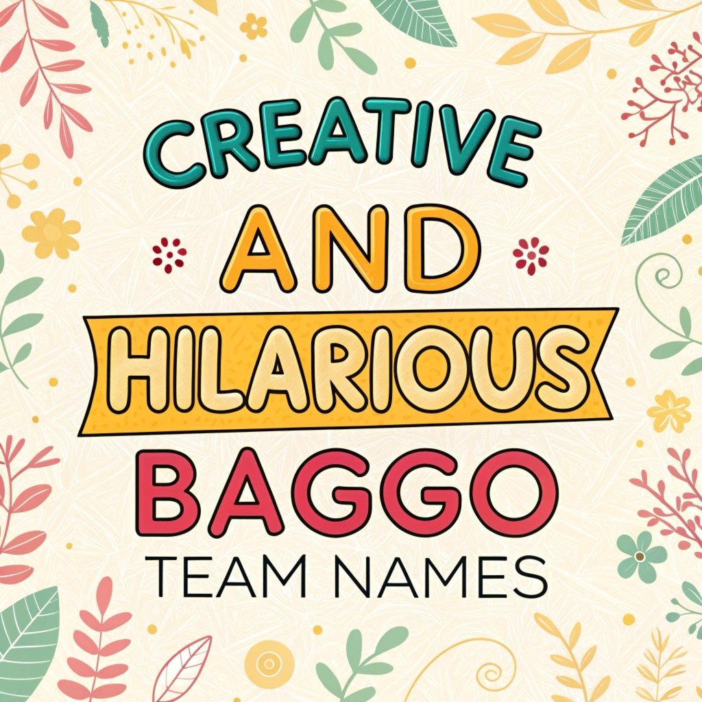 175+ Creative and Hilarious Baggo Team Names: The Ultimate List for Fun-Loving Players