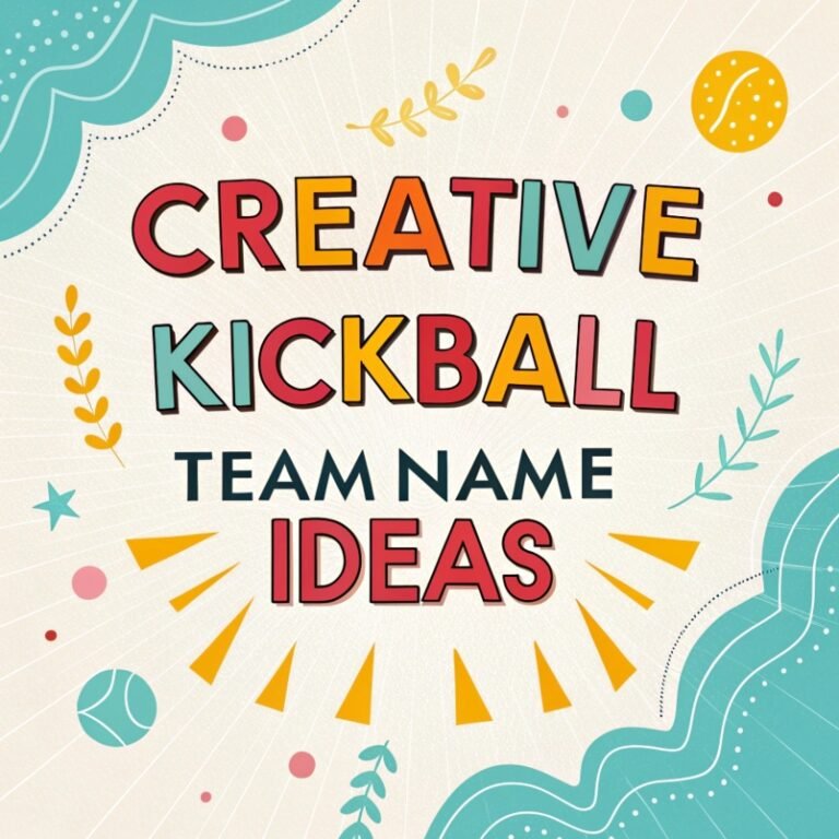 145+ Creative Kickball Team Name Ideas That Are Also Funny – Perfect for Your Team!