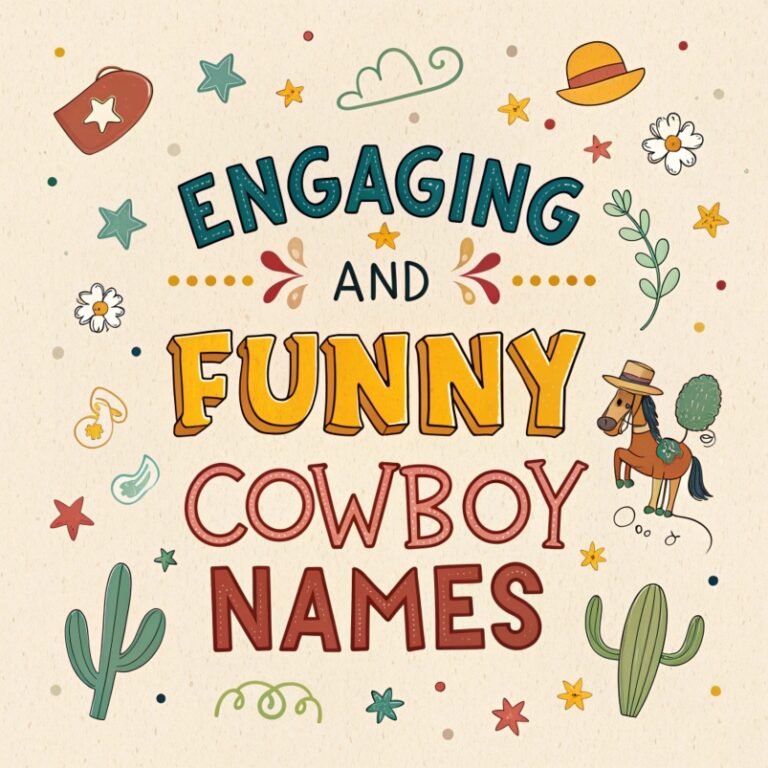 145+ Engaging and Funny Cowboy Names: An Amazing Collection of Wild West Monikers