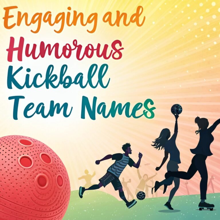 135+ Engaging and Humorous Kickball Team Names to Elevate Your Game and Spark Team Spirit