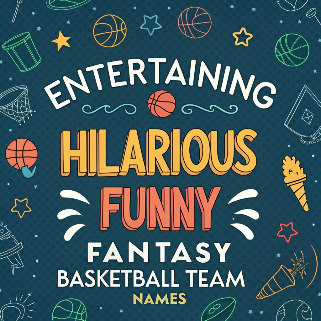 110+ Entertaining and Hilarious Funny Fantasy Basketball Team Names: A Slam Dunk Collection for Your League