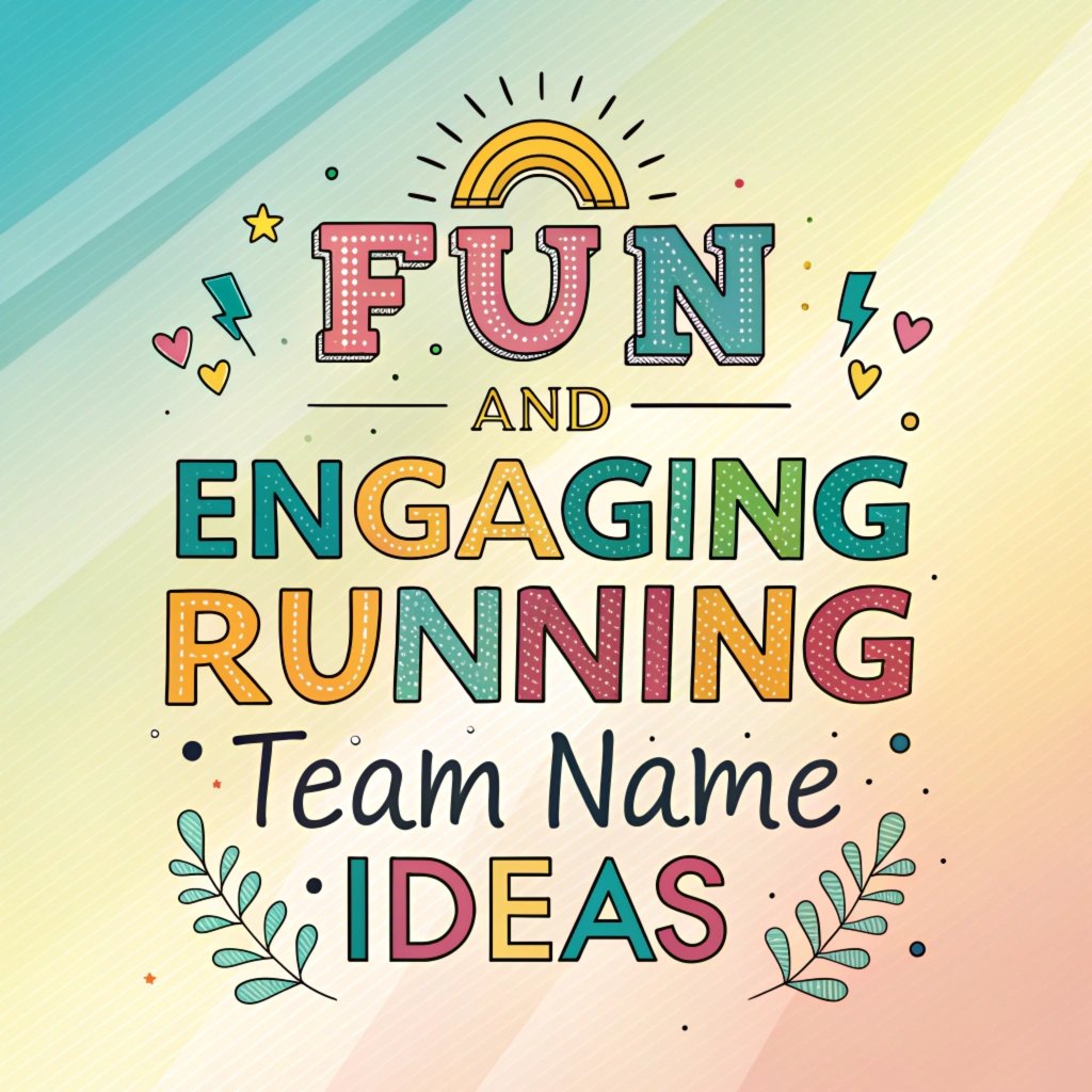 150+ Fun and Engaging Running Team Name Ideas: Your Team's Spirit with Creative and Catchy Monikers