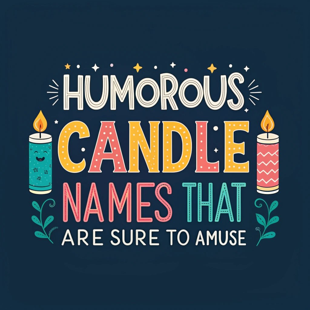 165+ Humorous Candle Names That Are Sure to Amuse: Ignite Laughter with These Witty Creations