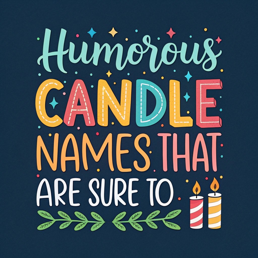 165+ Humorous Candle Names That Are Sure to Amuse: Ignite Laughter with These Witty Creations