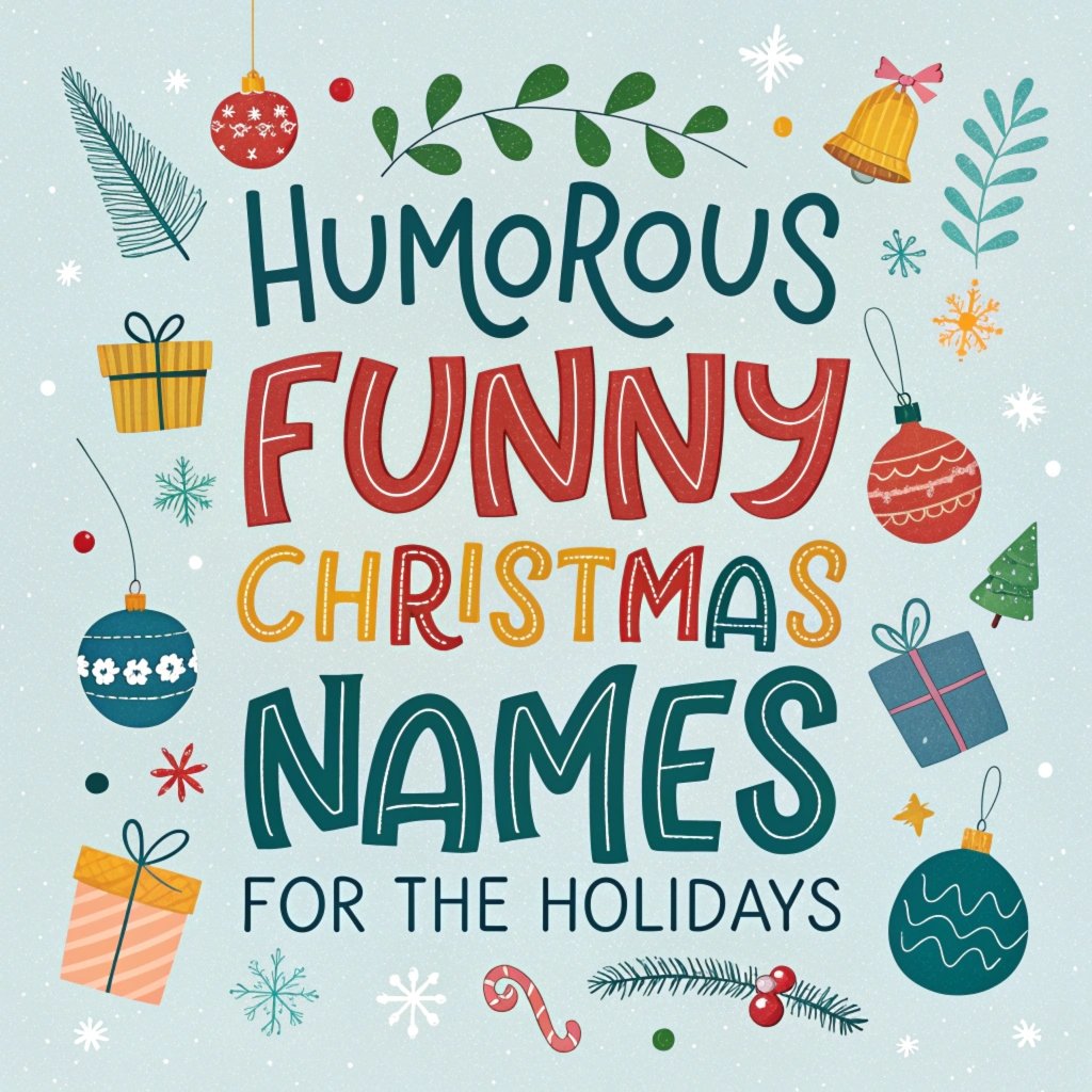 140+ Humorous Funny Christmas Names for the Holidays: Spread Joy and Laughter This Festive Season