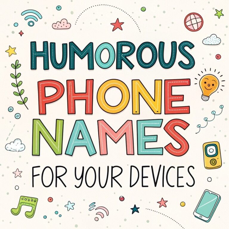 170+ Humorous Phone Names for Your Devices: A Comprehensive Guide