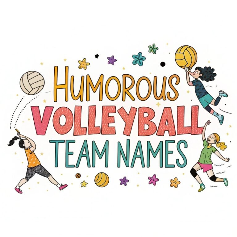 195+ Humorous Volleyball Team Names to Use in 2025: Spike Your Team Spirit