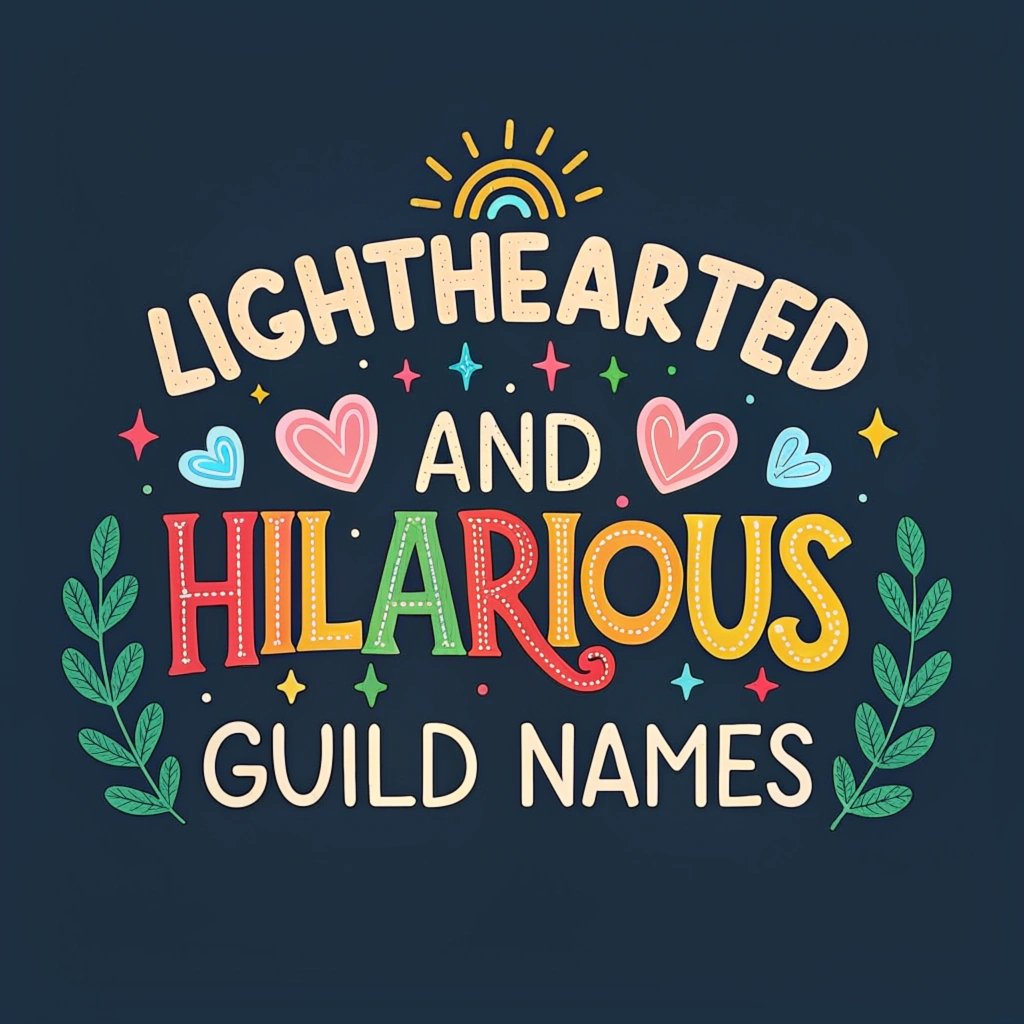 100+ Lighthearted and Hilarious Guild Names to Make Your Gaming Squad Stand Out