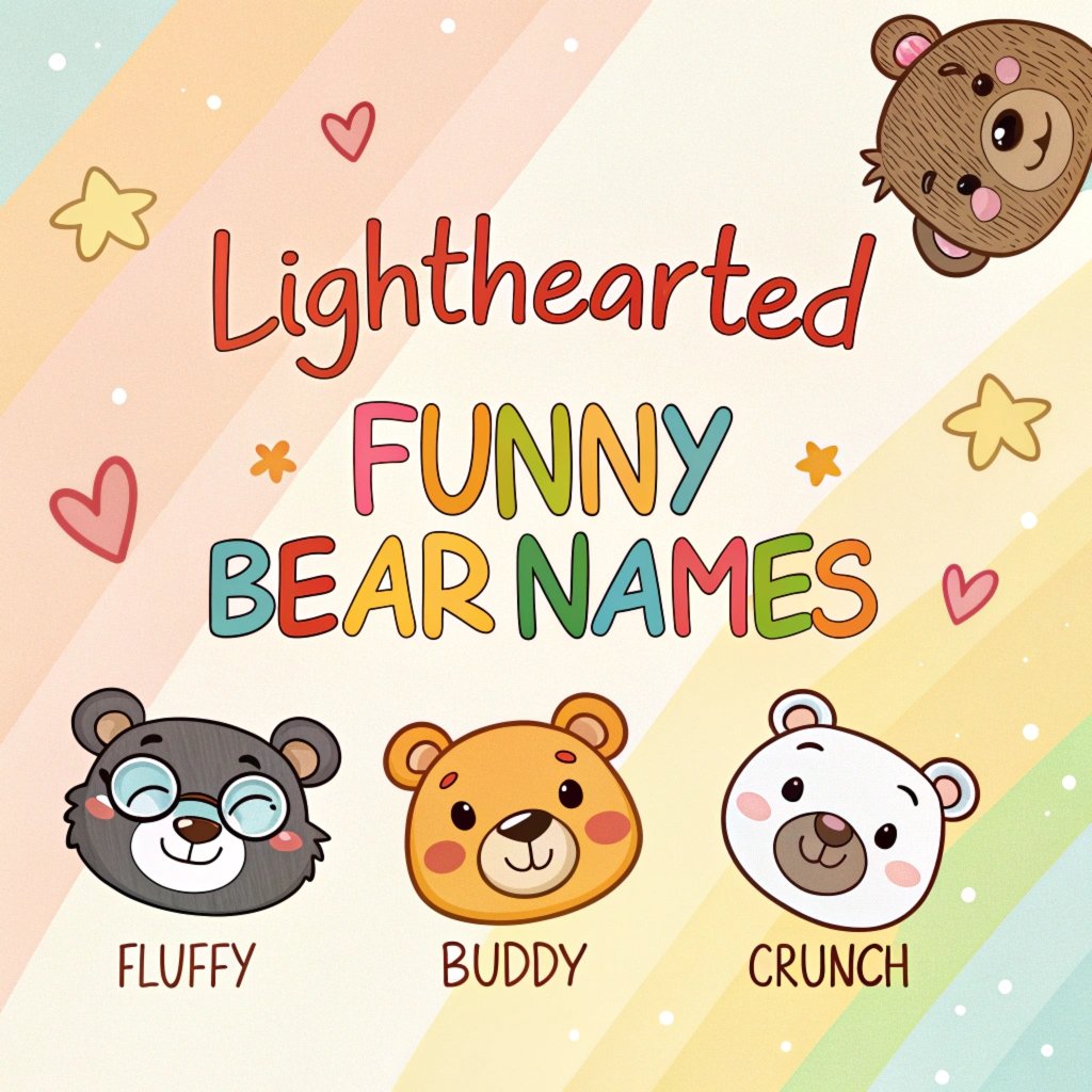 160+ Lighthearted Funny Bear Names for Your Pets: Adorable Monikers