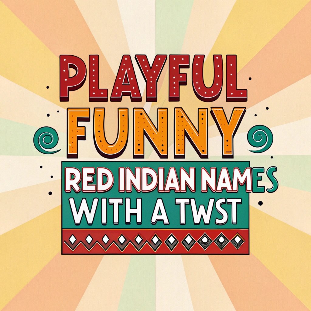 100+ Playful Funny Red Indian Names with a Twist: A Hilarious Journey Through Native American-Inspired Monikers