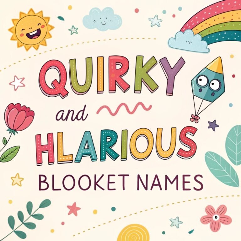 180+ Quirky and Hilarious Blooket Names: That Will Make You Laugh Out Loud (2025 Edition)