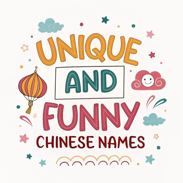 175+ Unique and Funny Chinese Names with a Twist: A Hilarious Journey