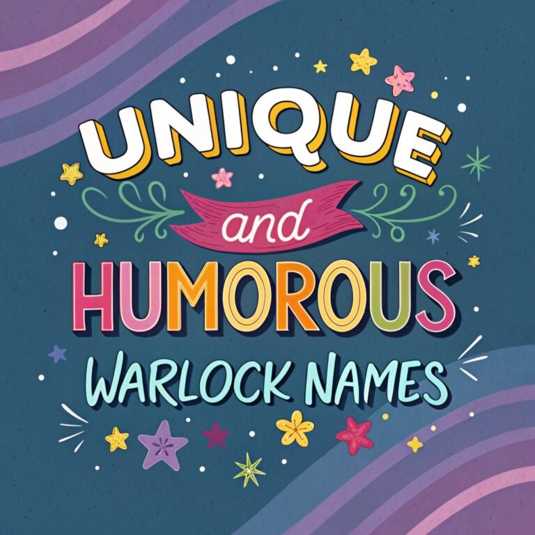 190+ Unique and Humorous Warlock Names to Consider: The Power of Creativity