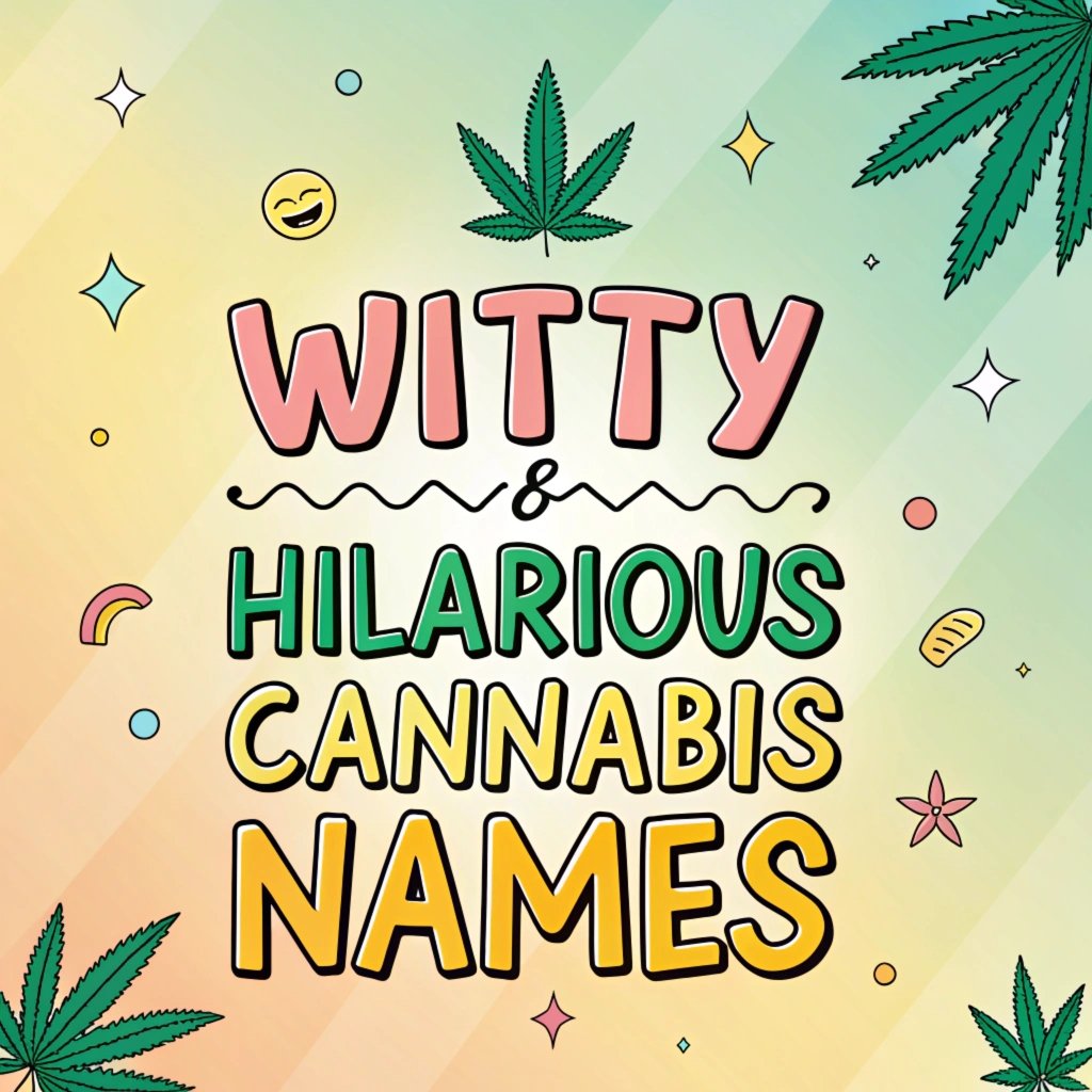 140+ Witty and Hilarious Cannabis Names: Elevate Your Product Branding with These Clever Monikers