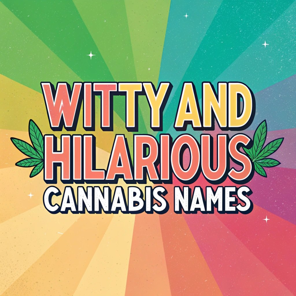 140+ Witty and Hilarious Cannabis Names: Elevate Your Product Branding with These Clever Monikers