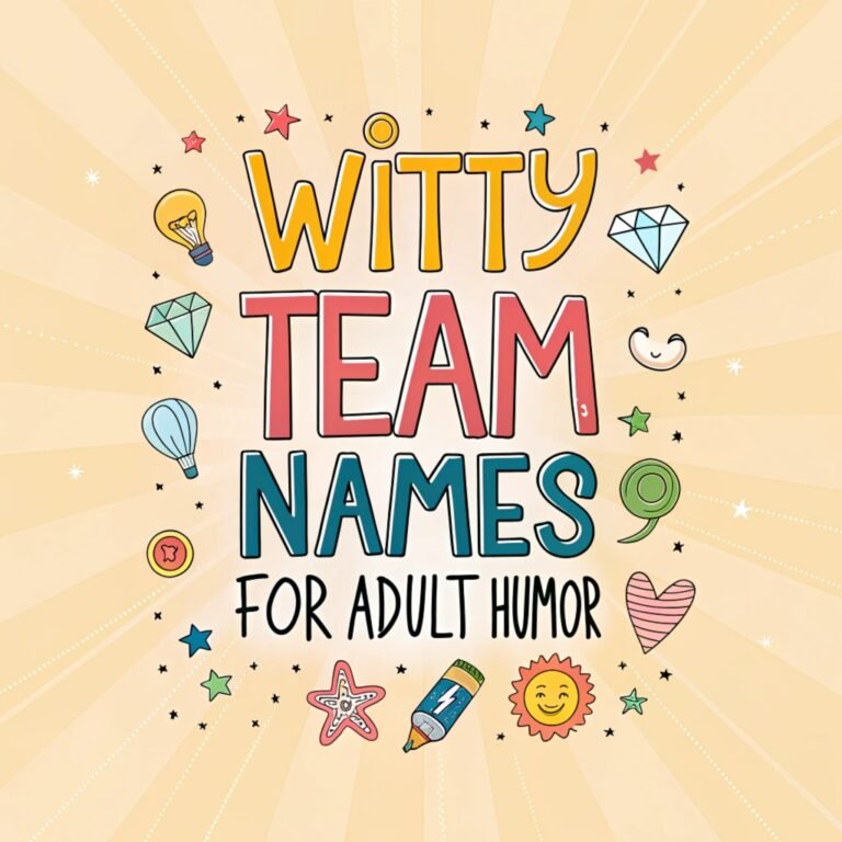 130+ Witty Perverted Team Names for Adult Humor: Amazing Cheeky Creativity