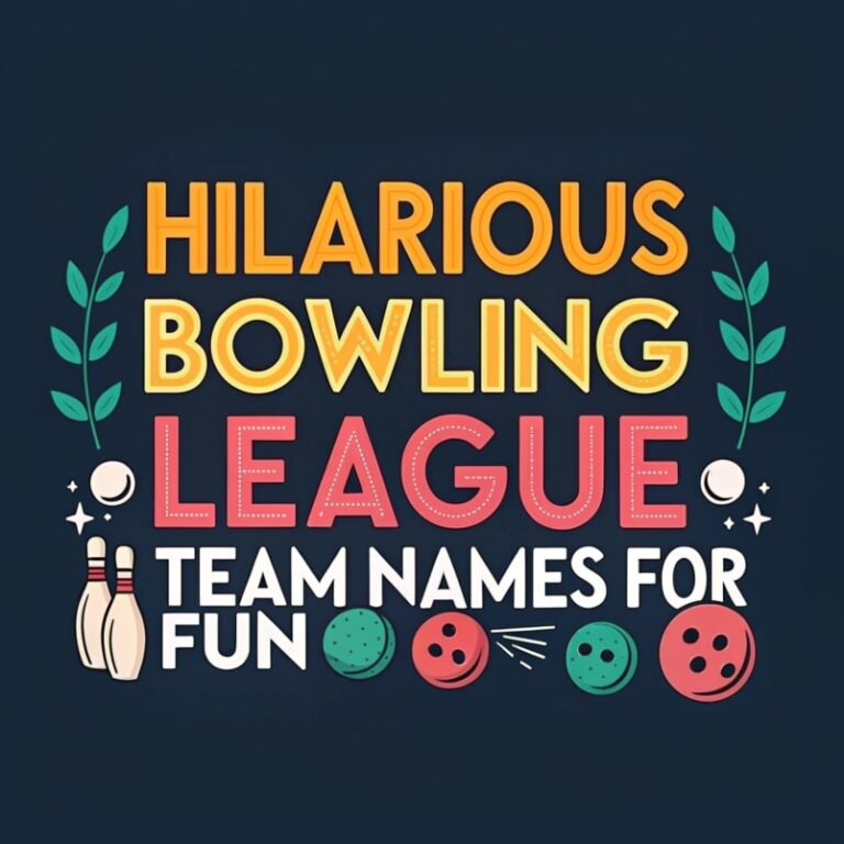 165+ Hilarious Bowling League Team Names for Fun: Creativity and Strike Up Some Laughter